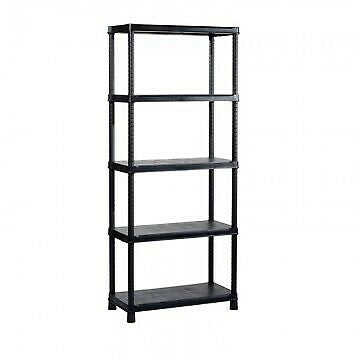Keter SCAFFALE PLUS 5 RIPIANI 80X40XH187CM NERO