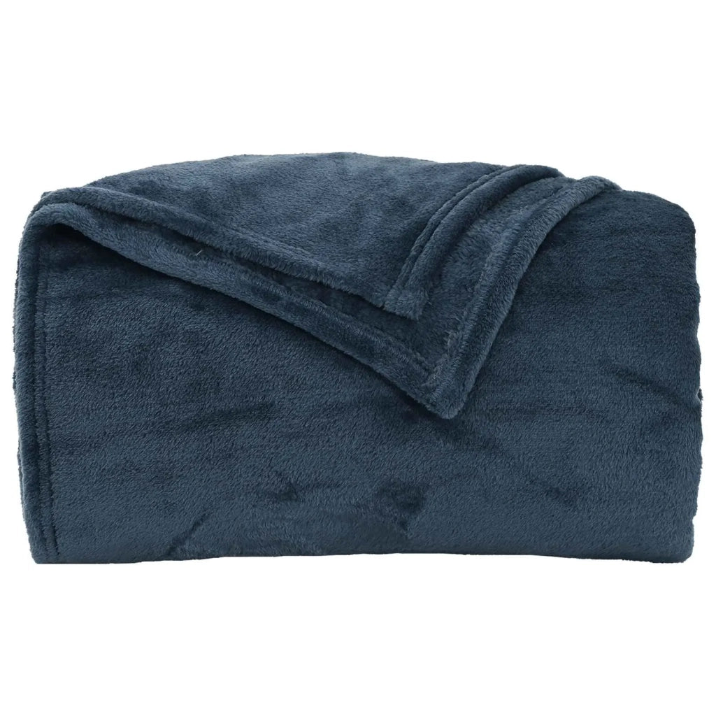 Coperta Blu navy 240 x 270 cm Panno 42016776