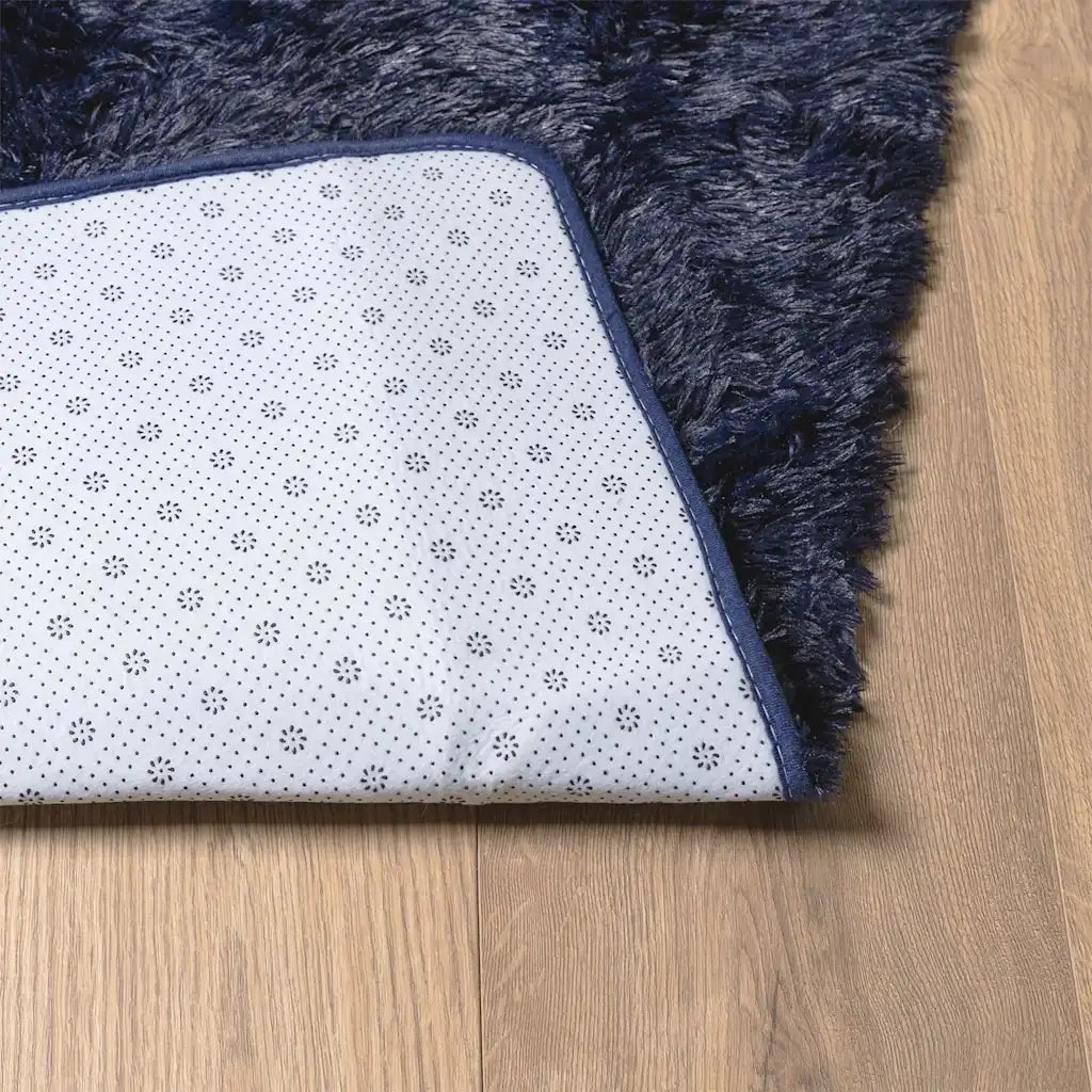 Tappeto del soggiorno | Tappeto Shaggy a Pelo Lungo NAVARRA Blu Marino 200x290 cm