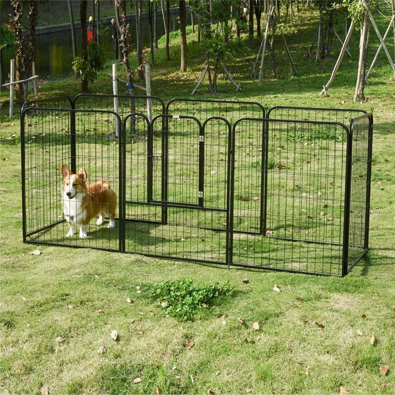 RECINTO MODULARE PER CANI DA INTERNO ED ESTERNO 79X100CM
