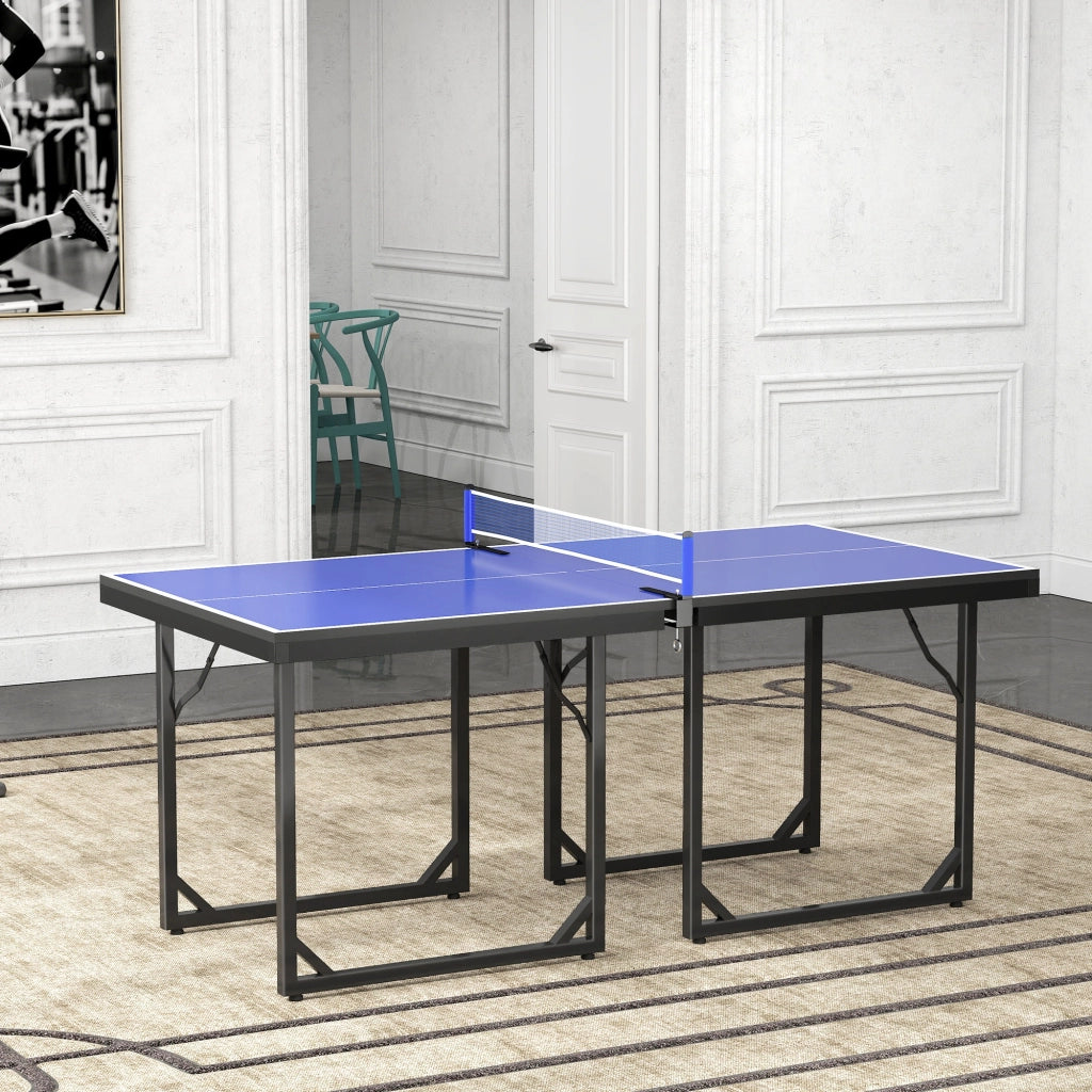 Tavolo da Ping Pong Pieghevole ¨C Minimal ¨C Blu Viola 182x91 cm