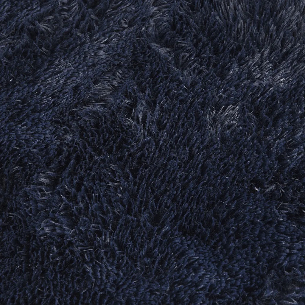 Tappeto del soggiorno | Tappeto Shaggy a Pelo Lungo NAVARRA Blu Marino 200x290 cm