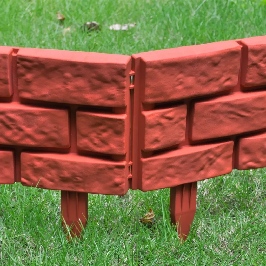 Divisorio Ambienti | Divider per stanze | Paravento per Prato con Design a Mattoni 11 pz
