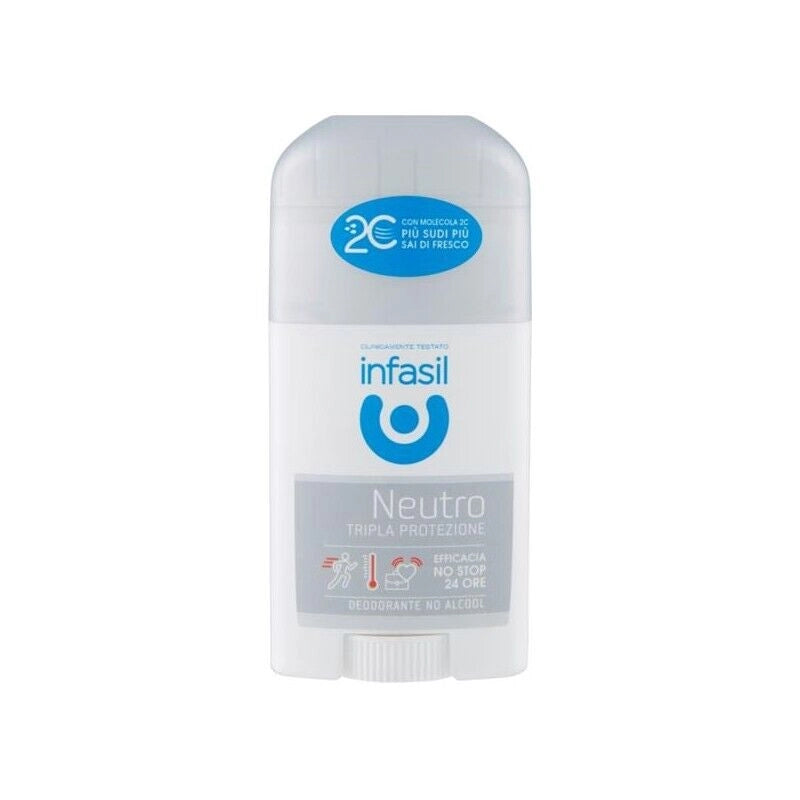 INFASIL DEODORANTE STICK NEUTRO TRIPLA PROTEZIONE DA  40 ML