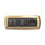 PLACCA LIFE LIVING PLAST ORO 7P