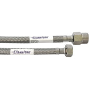 FLESSIBILE INOX MODELLO PROLUNGATO  CM. 60- MF 3/8 x 1/2- DH- pezzi 1