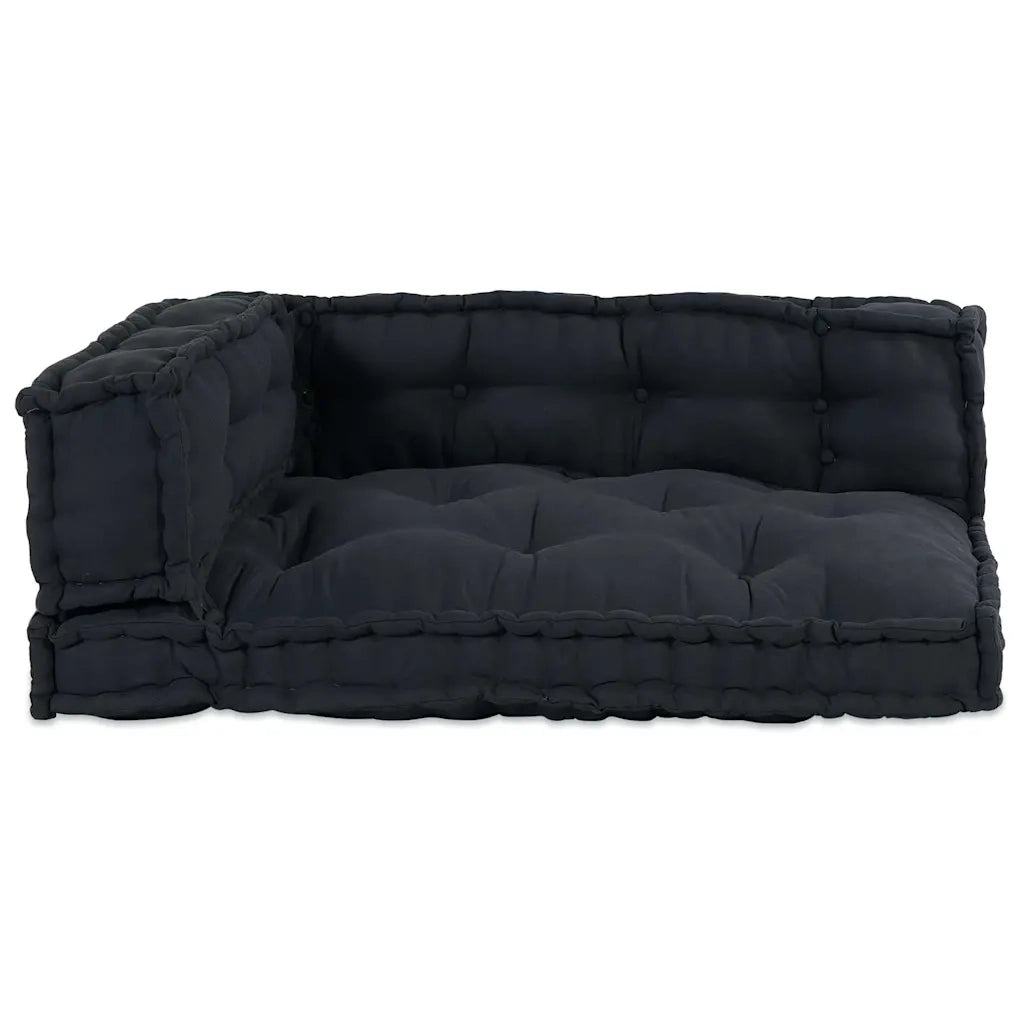 Cuscino per Divano Pallet 3 pcs Antracite 120 x 80 x 38 cm 4019083
