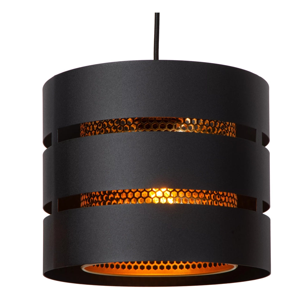 Lampada a sospensione moderna nero oro ROSAS E27 40W