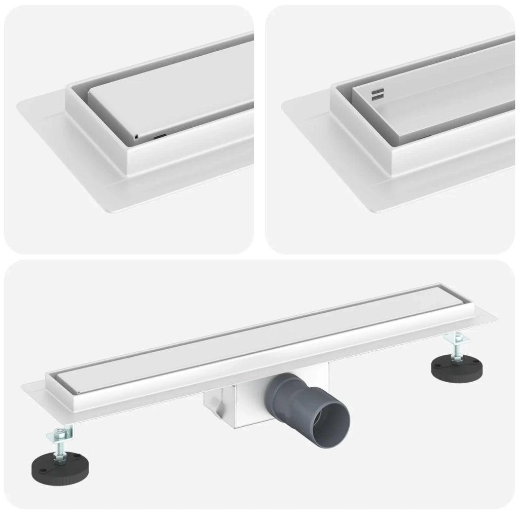 Drenaggio doccia 2 in 1 Argento 60 cm Acciaio Inox 304 42015938