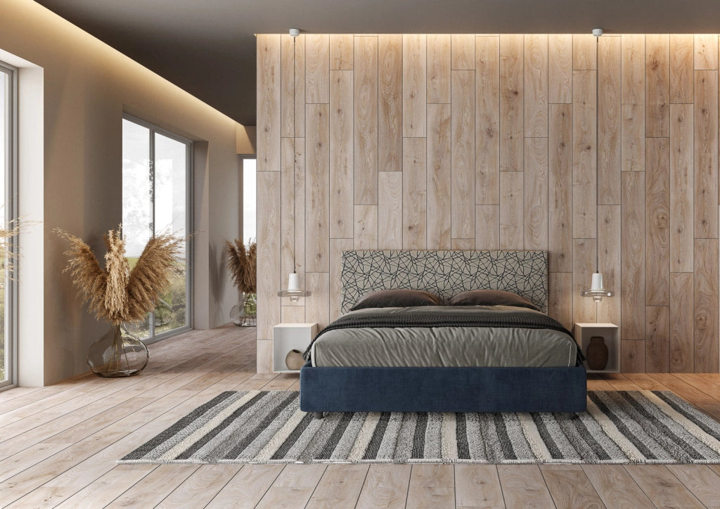 Letto Matrimoniale 160x200 cm con Rete e Contenitore Arla Norris 20 Era 9