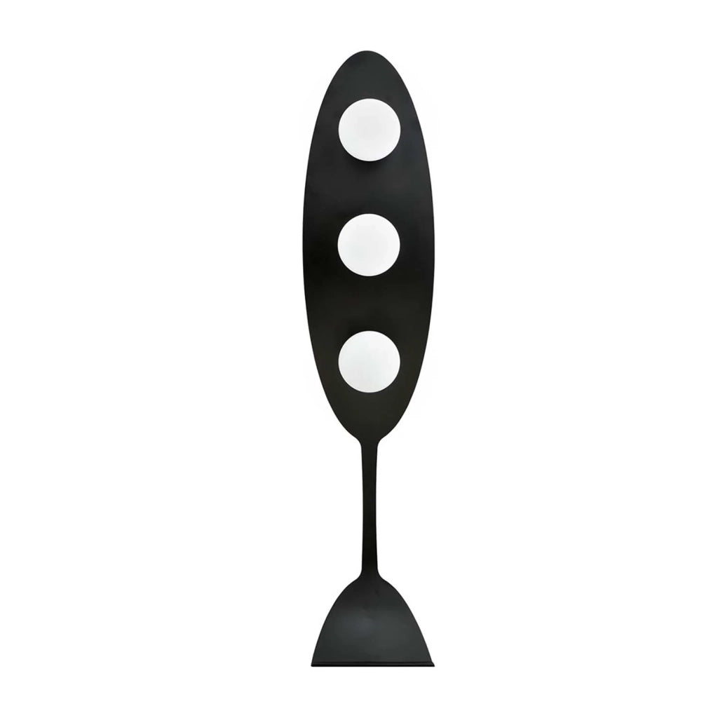 Piantana Minimal Dagda Acciaio Nero 3 Luci E14 Ip20