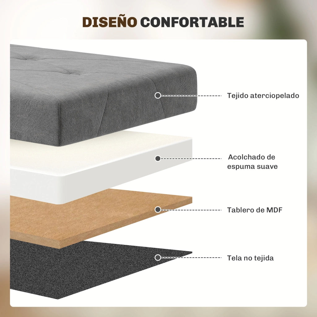 Cassettiera ¨C Minimal ¨C Grigio 76x38x38 cm