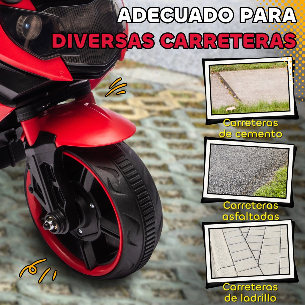 Moto Elettrica Bambini 6V ¨C zephmum ¨C Rosso