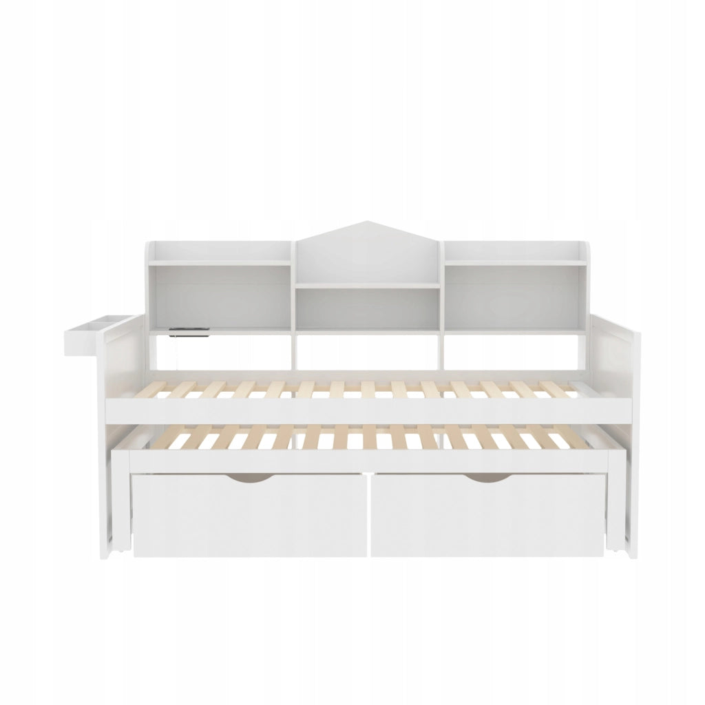 Sof?? letto pieghevole - Xylo - 90x190 - Bianco - USB