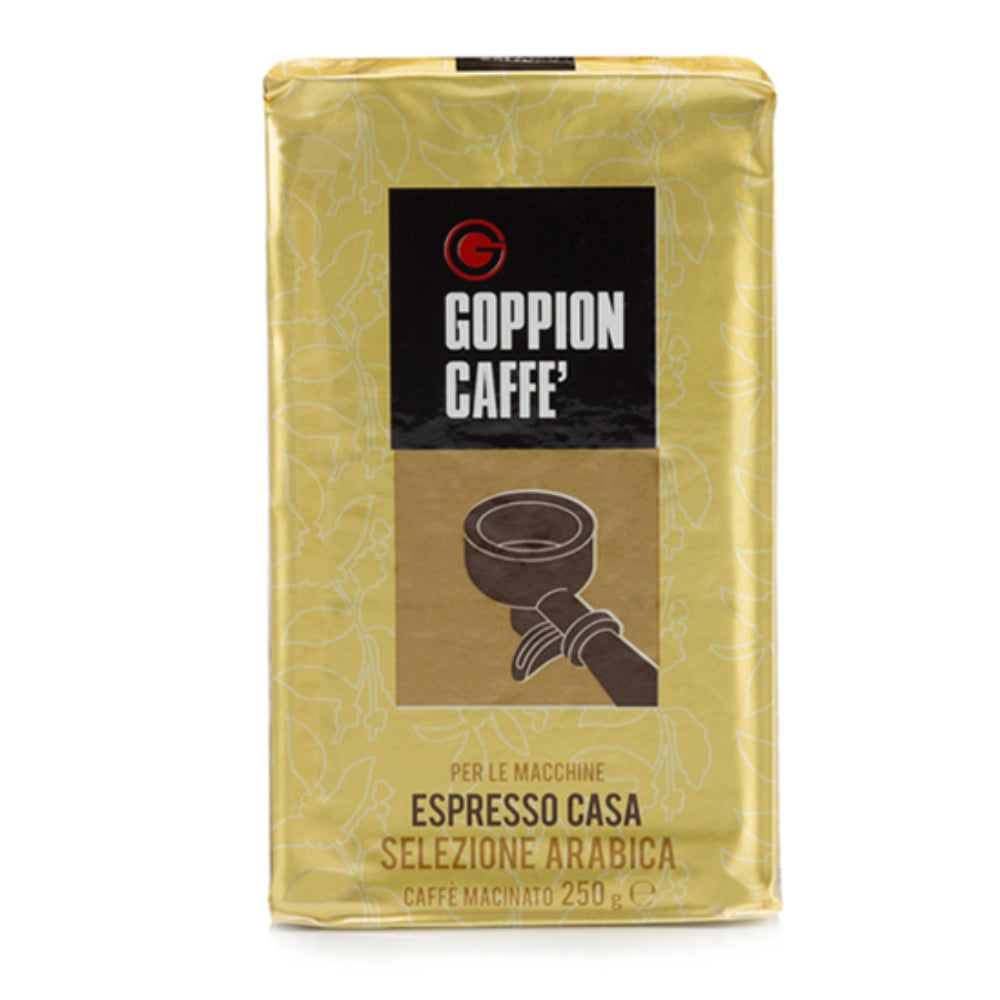 Goppion qualita oro caffe selezione arabica macinato 250 grammi