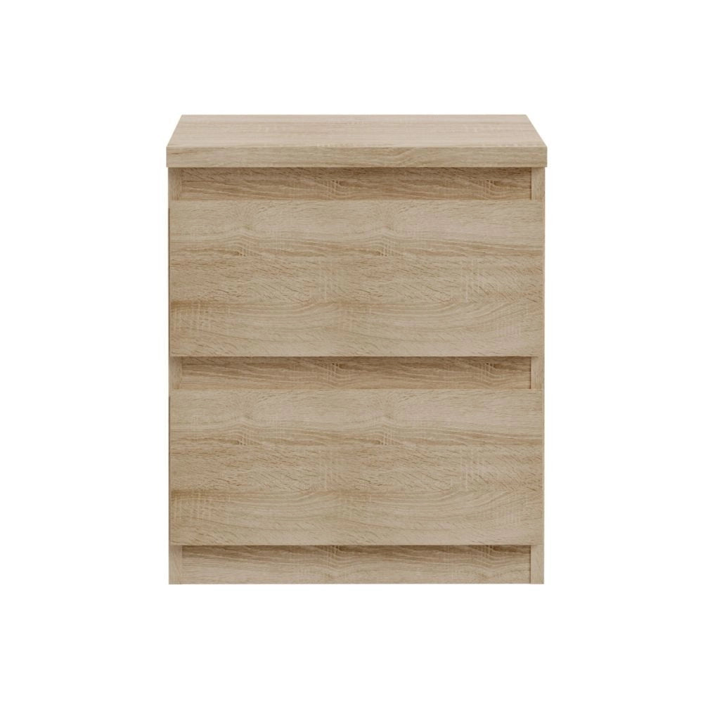 Comodino Morgan 2 cassetti rovere – 41.8x32.2x49.3H
