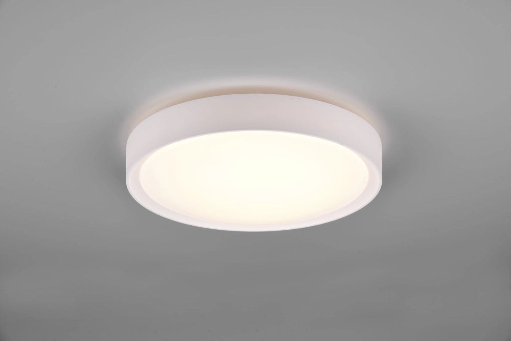 CLARIMO PLAFONIERA LED B18W · 1x 1850lm, 3000K BAGNO CON BORDO BIANCO D.33CM