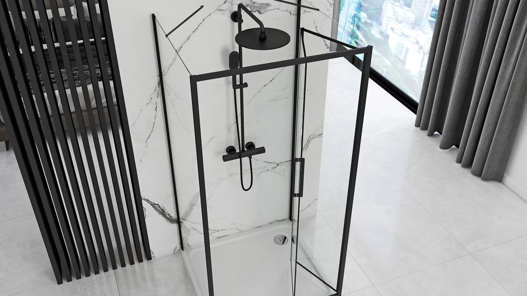 Cabina Doccia A Parete Rapid Fold 80x100