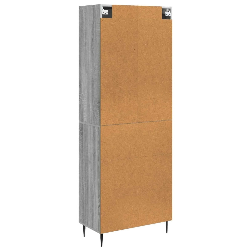 Set di armadi 2 pcs Sonoma grigio 66 x 34,5 x 89,5 cm 3416625