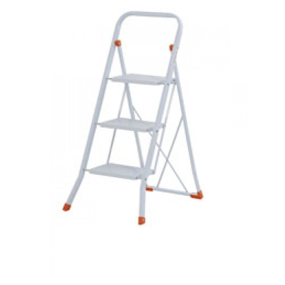 Trade Shop - Mini Scala Scaletta Sgabello Richiudibile Pieghevole Antiscivolo Gierre Gradini -   -3 Gradini    -