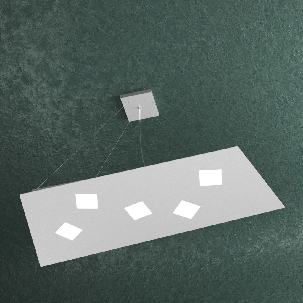 NOTE SOSPENSIONE 5 LUCI GRIGIO 1140-S5-GR
