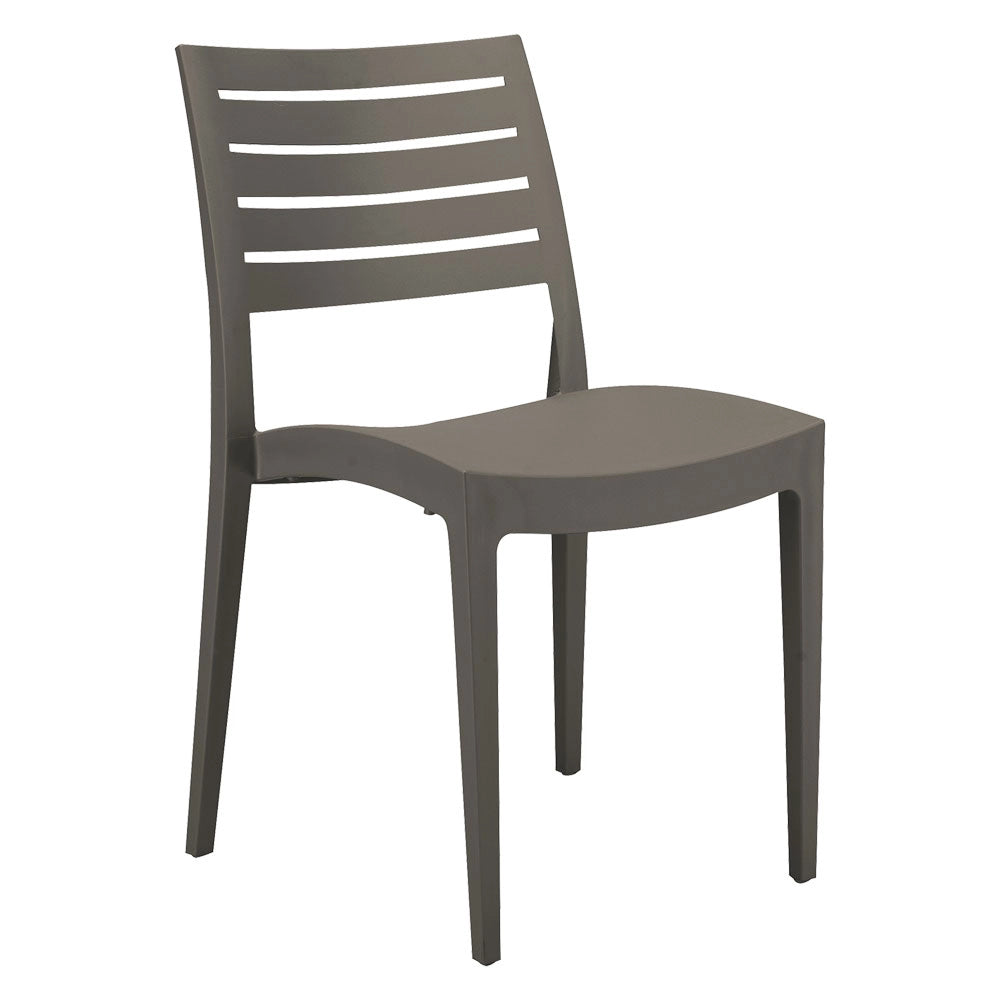 Sedia in polipropilene bianco 49x51xh.80