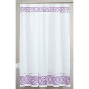 Tenda doccia G-Ricciolo lilla 240x200 cm