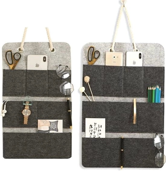 Organizzatore da parete per bagno - Set da 2