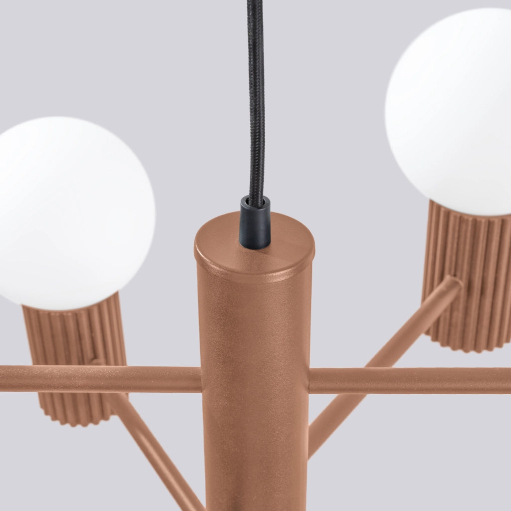 Lampadario HALO 6 moka