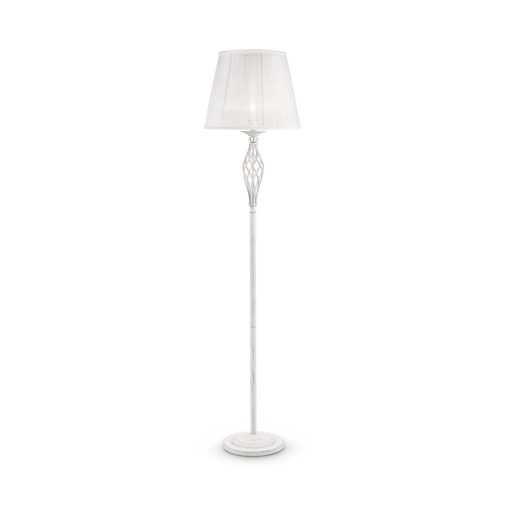 Lampada da terra classica Grace Maytoni bianca E14
