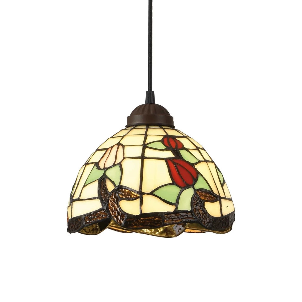 LÚZETE - LAMPADA DA SOFFITTO A 1 LUCE 20 CM TIFFANY KATY