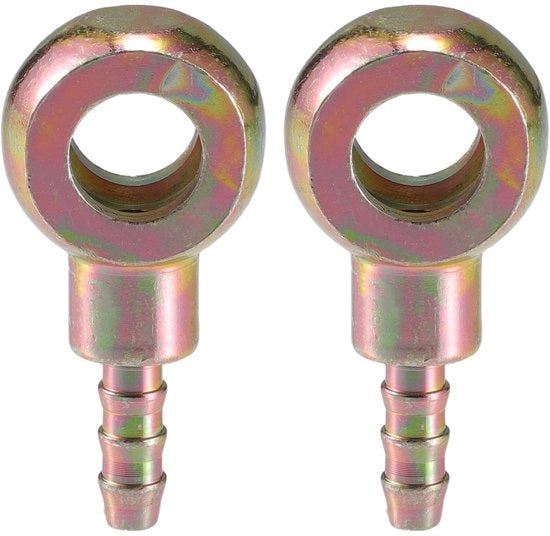 Adattatore a supporto per tubi 10 mm ID 6 mm OD set da 2 pezzi