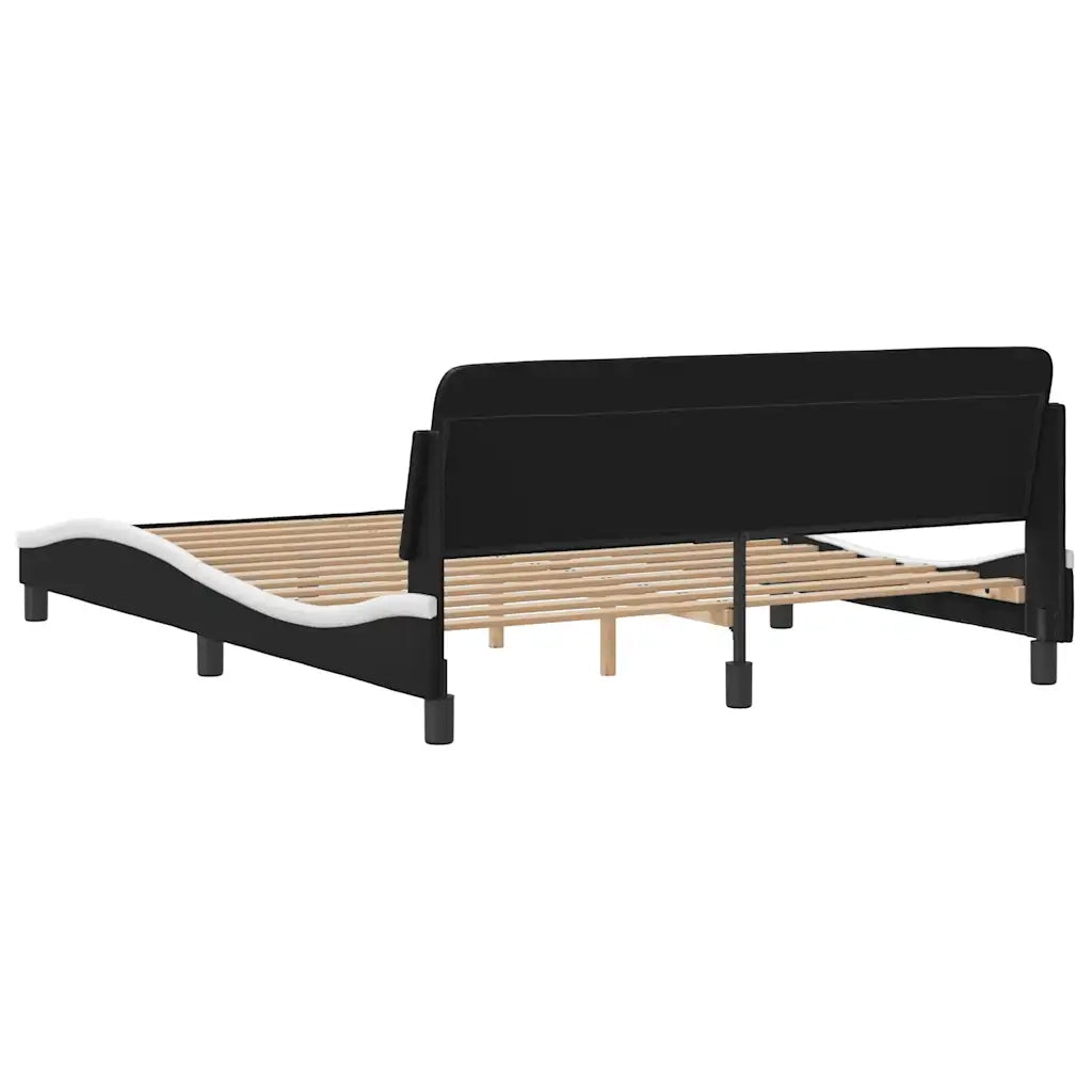 Giroletto Dover Nero e Bianco 152x203 cm in Similpelle 373296