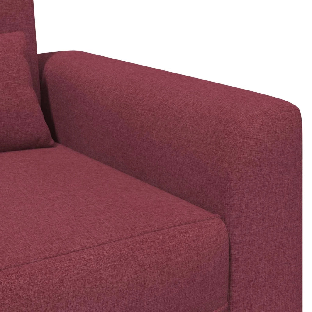 Poltrona Rosso Vino Tessuto 42042457