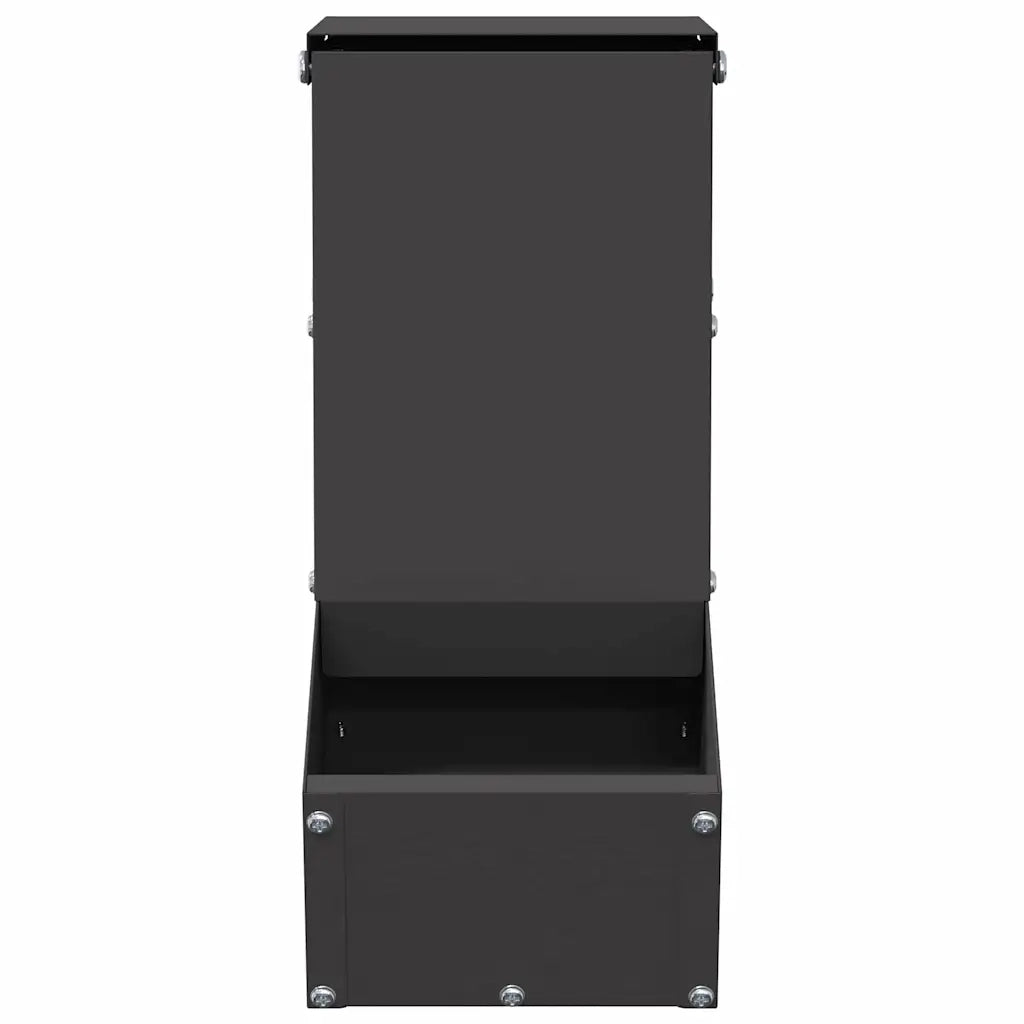 Mangiatore per conigli Nero 12,5 x 26 x 28,5 cm 874597
