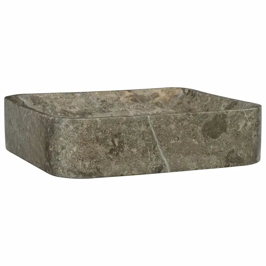 Lavandino-Lavello Grigio 40x40x10 cm in Marmo