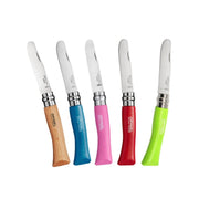 Coltello Virobloc Inox N. 7 P.Ta Ton.Verde Opinel