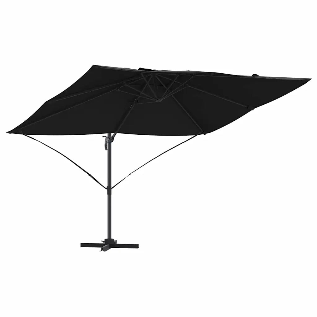 Ombrellone Nero 351 x 250 x 260 cm Poliestere e Alluminio 42003347
