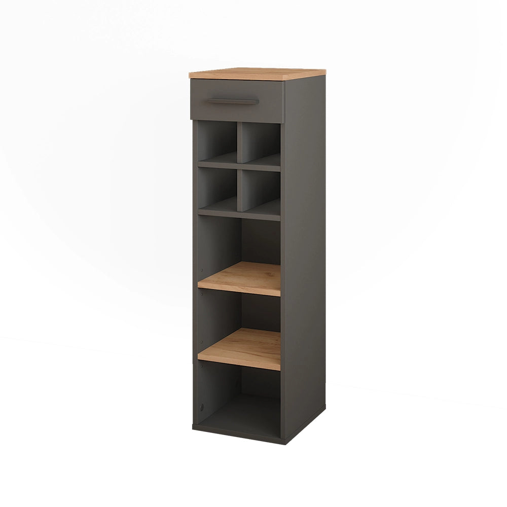 Vicco Portabottiglie Quercia dorata/antracite 30 x 106 cm