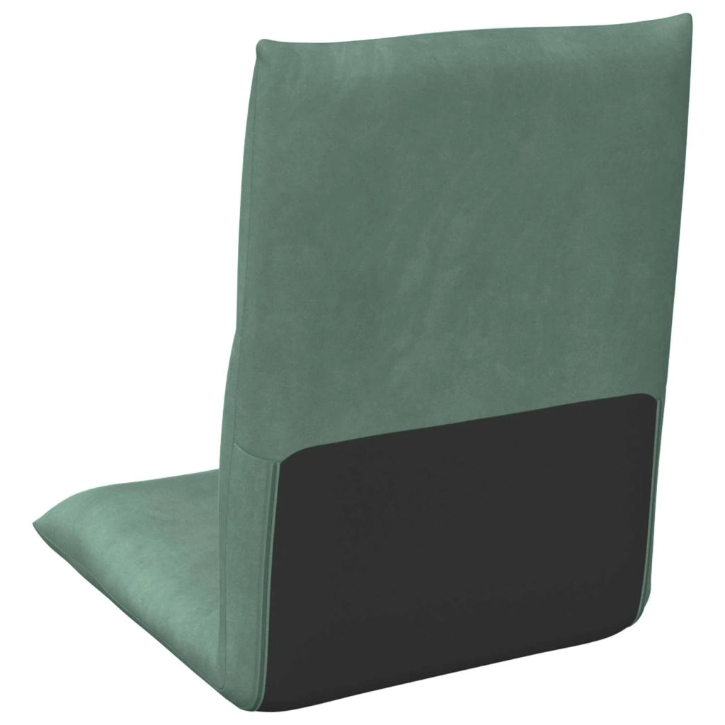 Sedia da Pavimento Verde Mare 46 x 50 x 61 cm Velluto 42028182