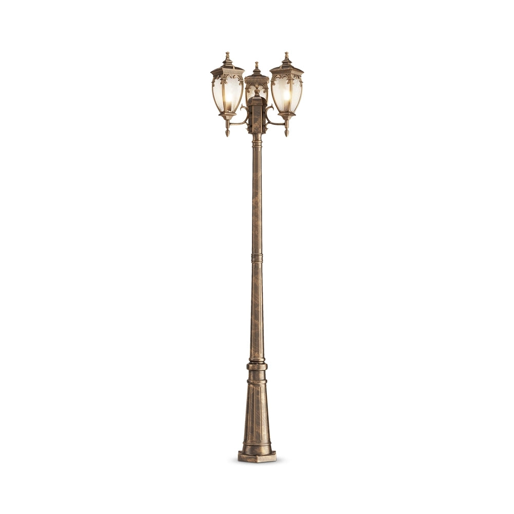 Lampione da esterno Maytoni Fleur 3xE27 IP44 bronzo