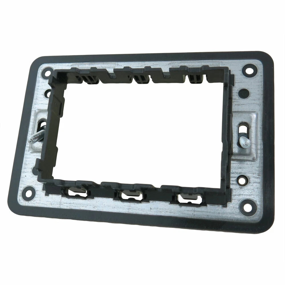 Vimar serie eikon supporto con viti plurimodulo installazione sicura e stabile *** numero posti 3 moduli, confezione 1