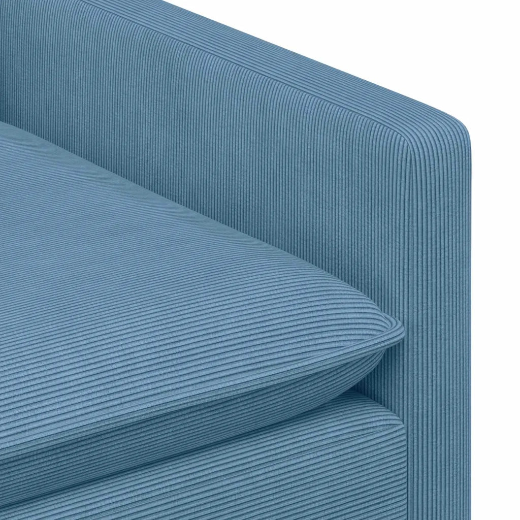 Set di divani 2 pcs Blu Tessuto 3417044