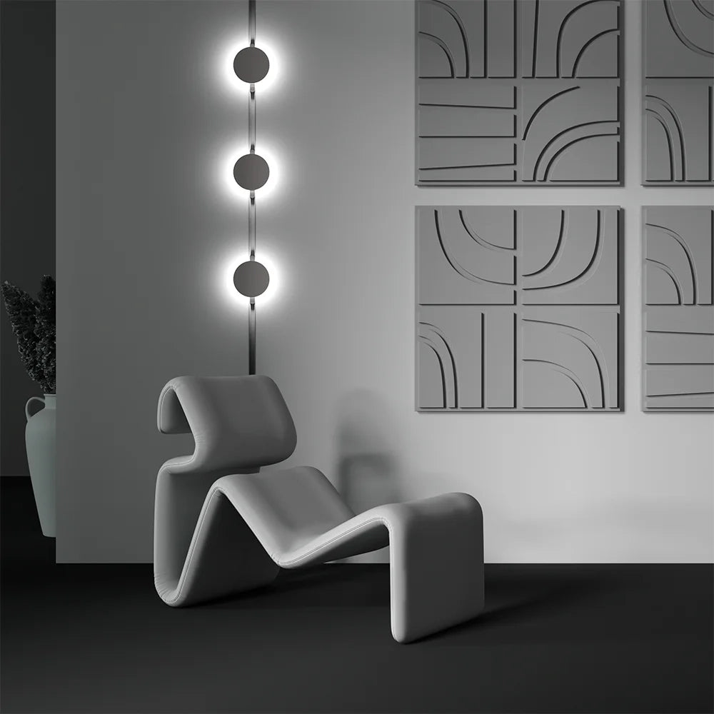 Maytoni Lampada da Binario Moderna Exility Relax 1 luce LED integrato nero alluminio