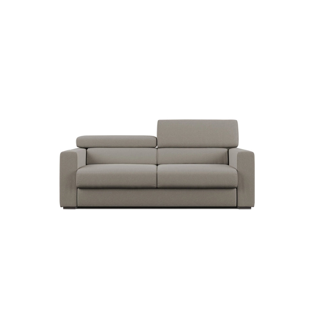 Dylan Divano con pouf estraibile 158 cm tortora