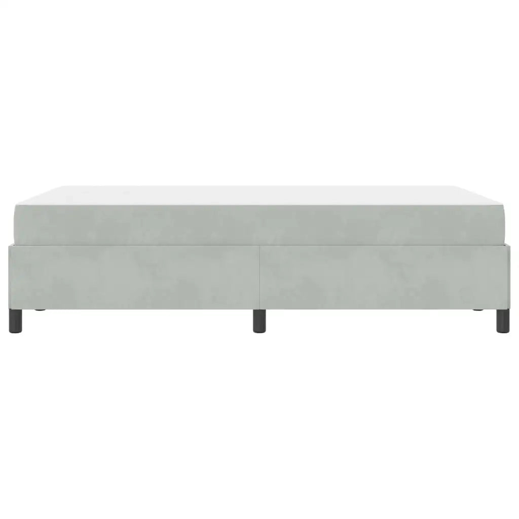 Struttura del letto-Giroletto Grigio chiaro 120 x 190 cm Tessuto 938964