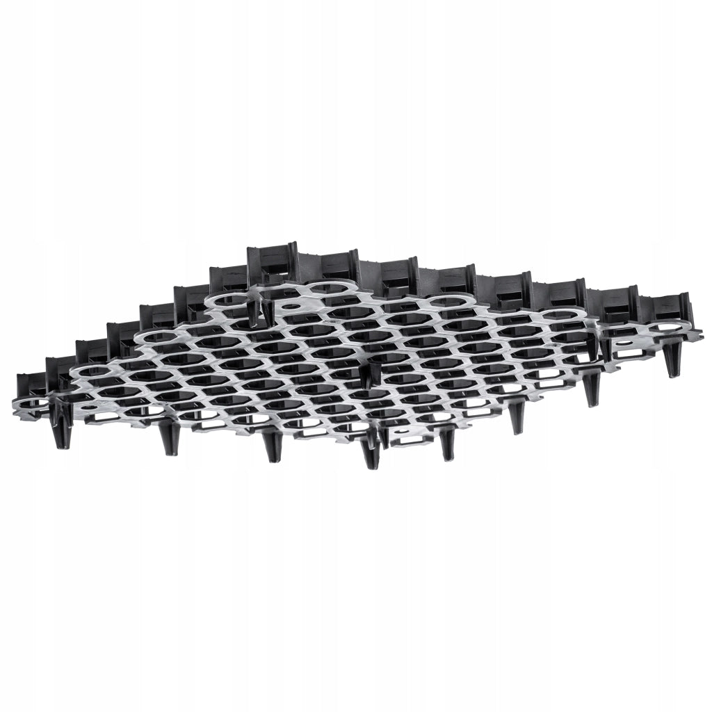 Griglia di protezione per prato KADAX Geogrid 50x50x3,5 cm, 10 pezzi, giardino, 530 tonnellate/m²