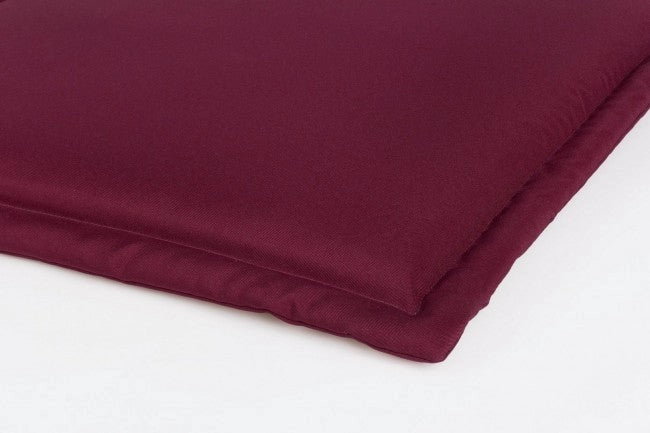Cuscino Poly180 Bordeaux Schienale Medio in Tessuto per Esterno