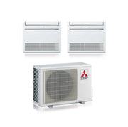 Climatizzatore Condizionatore Mitsubishi Pavimento MFZ-KT Dual Split Inverter 9000 + 12000 BTU con MXZ-2F53VF Gas R-32