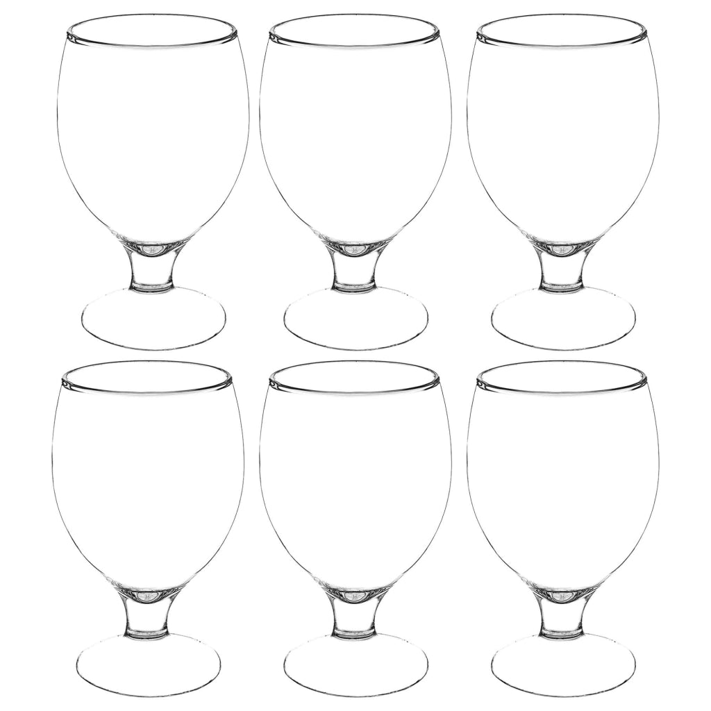 Bicchieri da birra KADAX, per cocktail, bevande, boccali, 370 ml, confezione da 6 pezzi, idea regalo